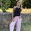 Miniature : Pantalon Nina rose 