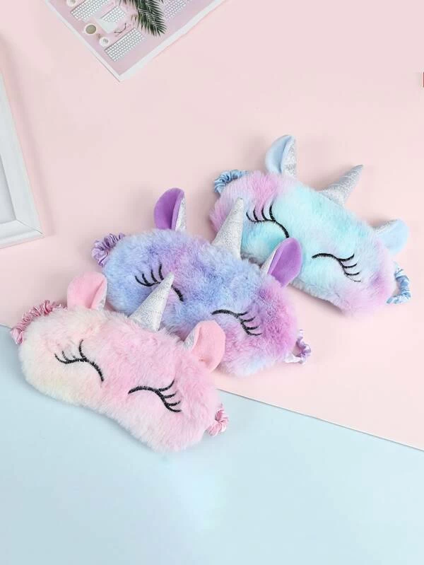 Miniatura: 1 pieza Máscara de ojo con diseño de unicornio