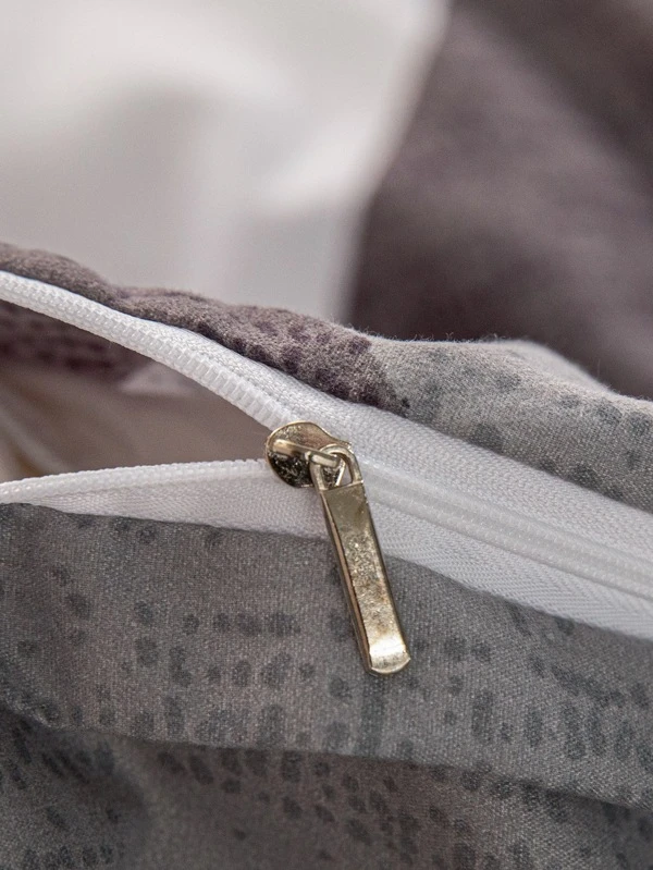 Miniatura: Set ropa de cama con patrón de cheurón sin relleno