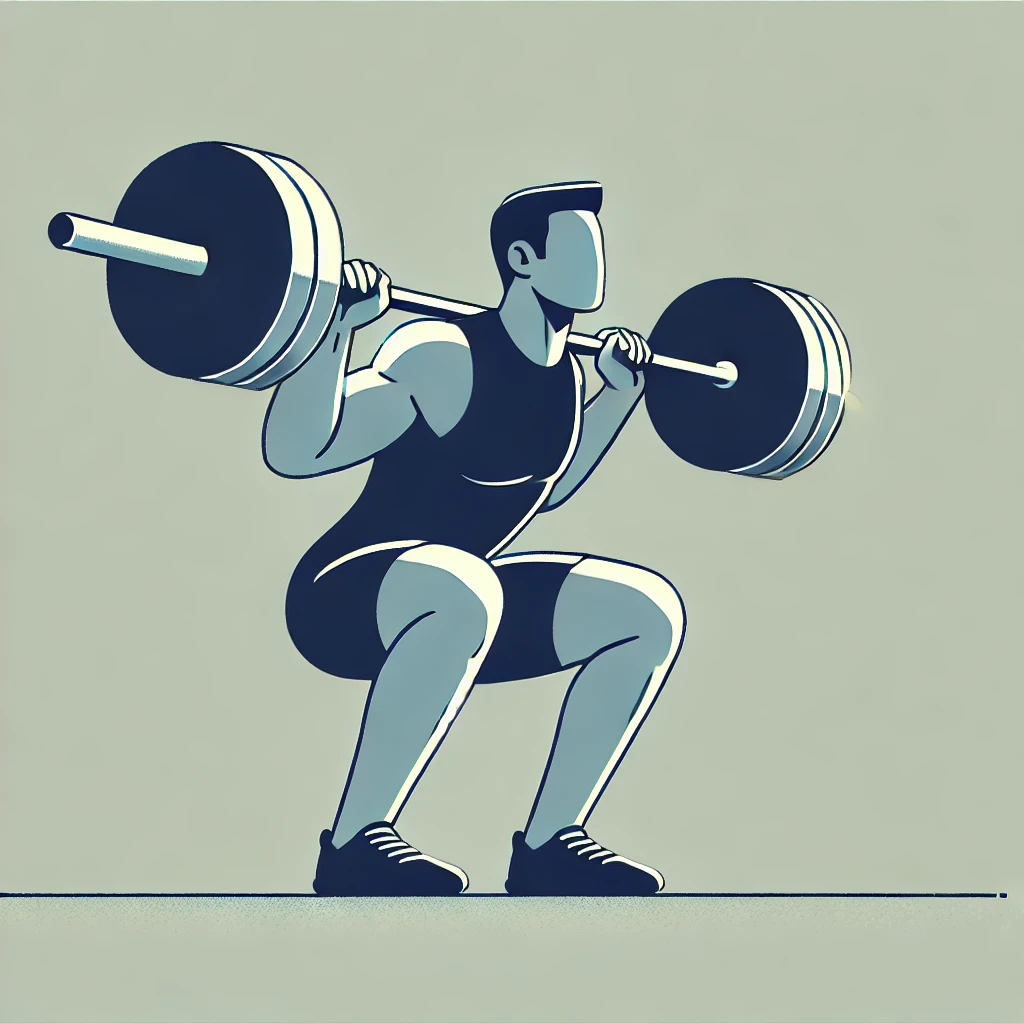 Man Squatting