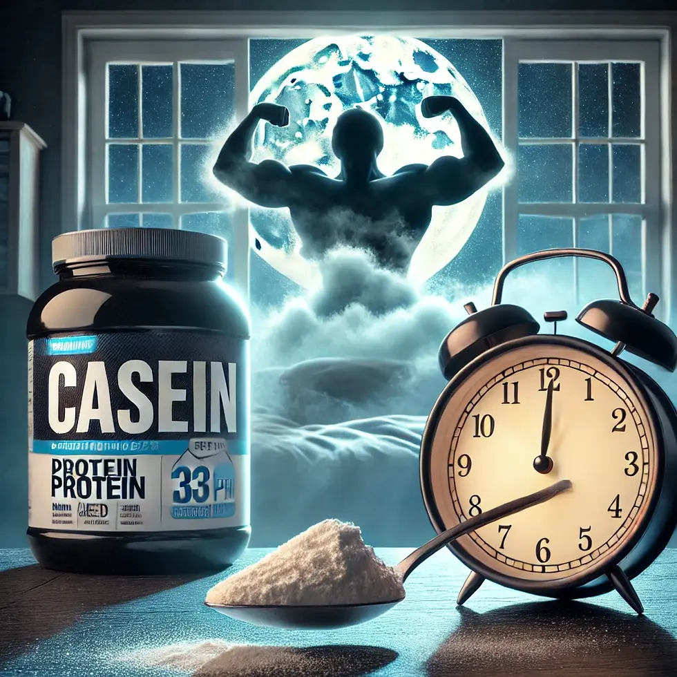 Take Casein protein before bed