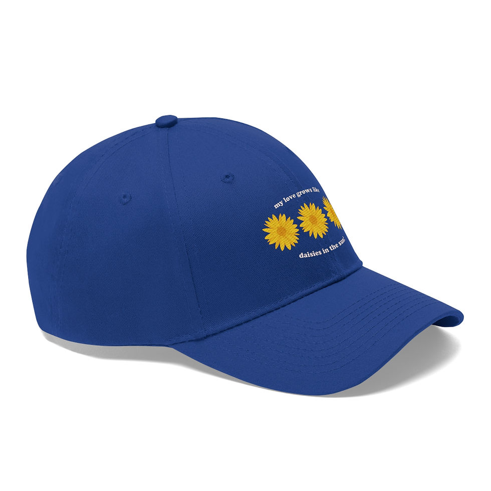 Thumbnail: Daisies Embroidered Cap