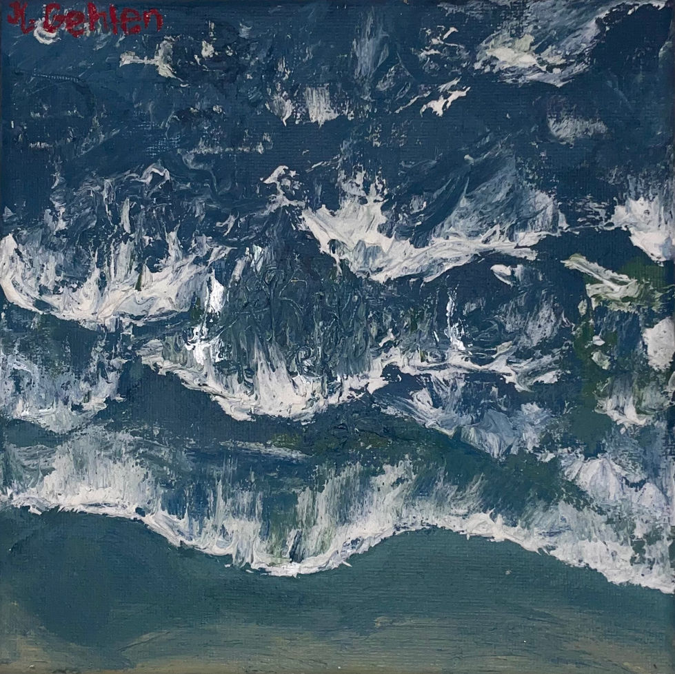 rough calmness of the ocean