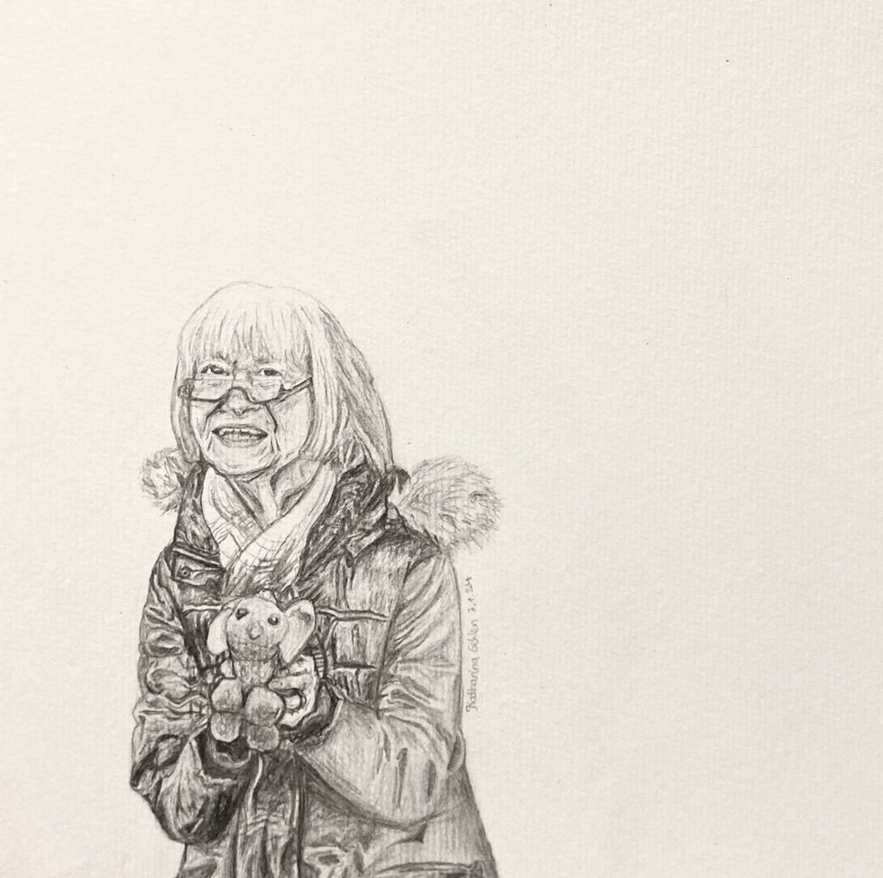 characterful portrait grandma