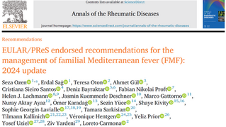 Recommandations approuvées par l’EULAR et la PReS pour la FMF