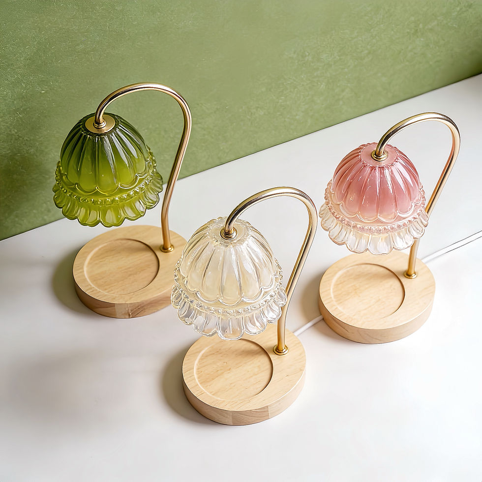 Stained Glass Candle Warmer Latern