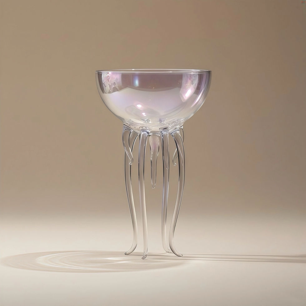 jellyfish wine glass