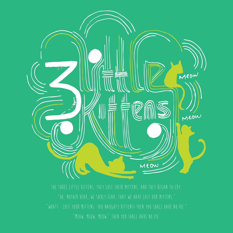 THREE LITTLE KITTENS