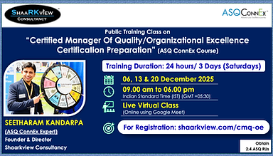 Training Brochure on ASQ CMQOE Cert Prep-Q4 2025- Shaarkview Consultancy.png