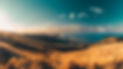 looking down at Taylor's Mistake golden grass blue sea and sky