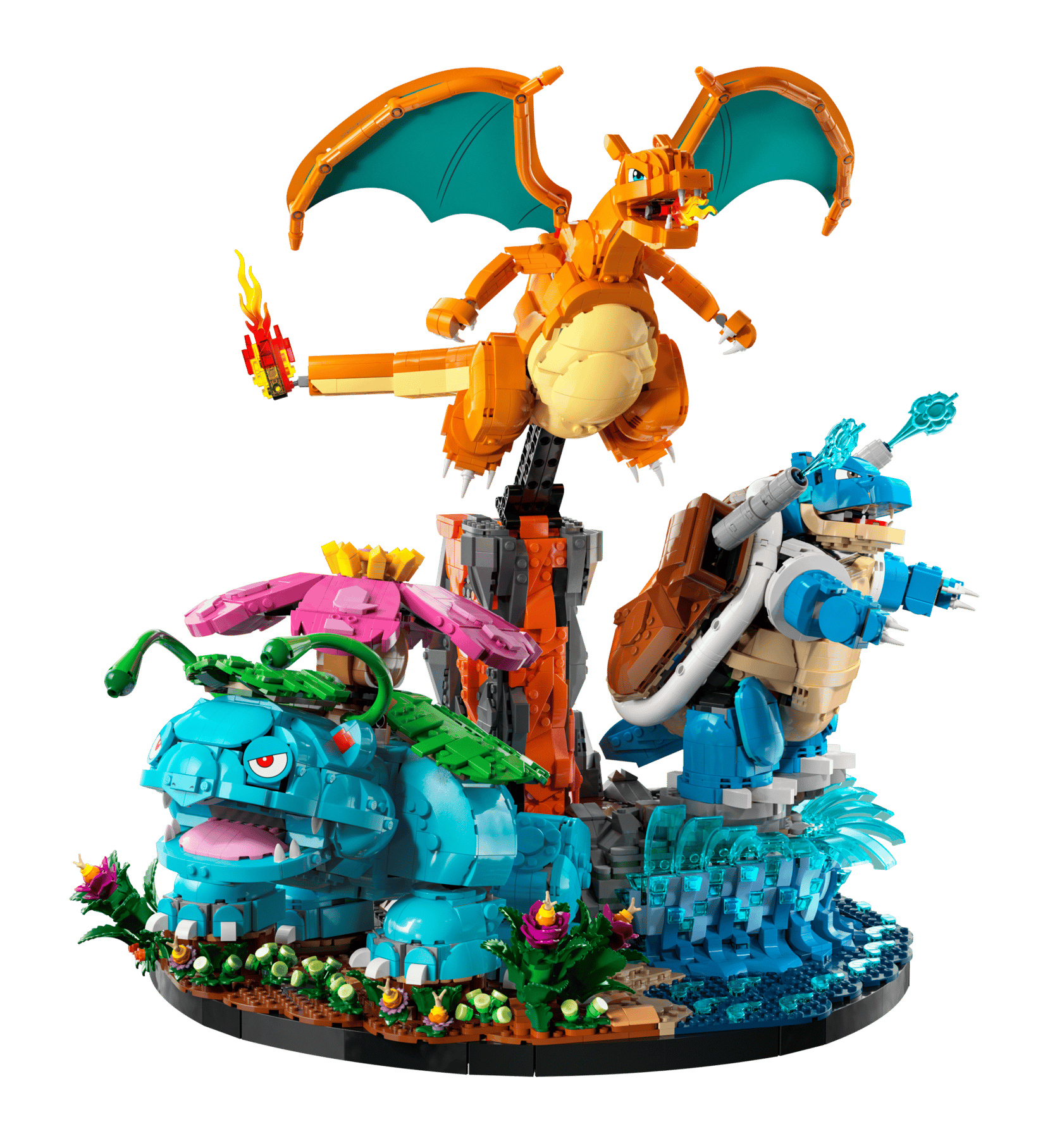 LEGO® Pokémon Venusaur Charizard and Blastoise - Display Edition