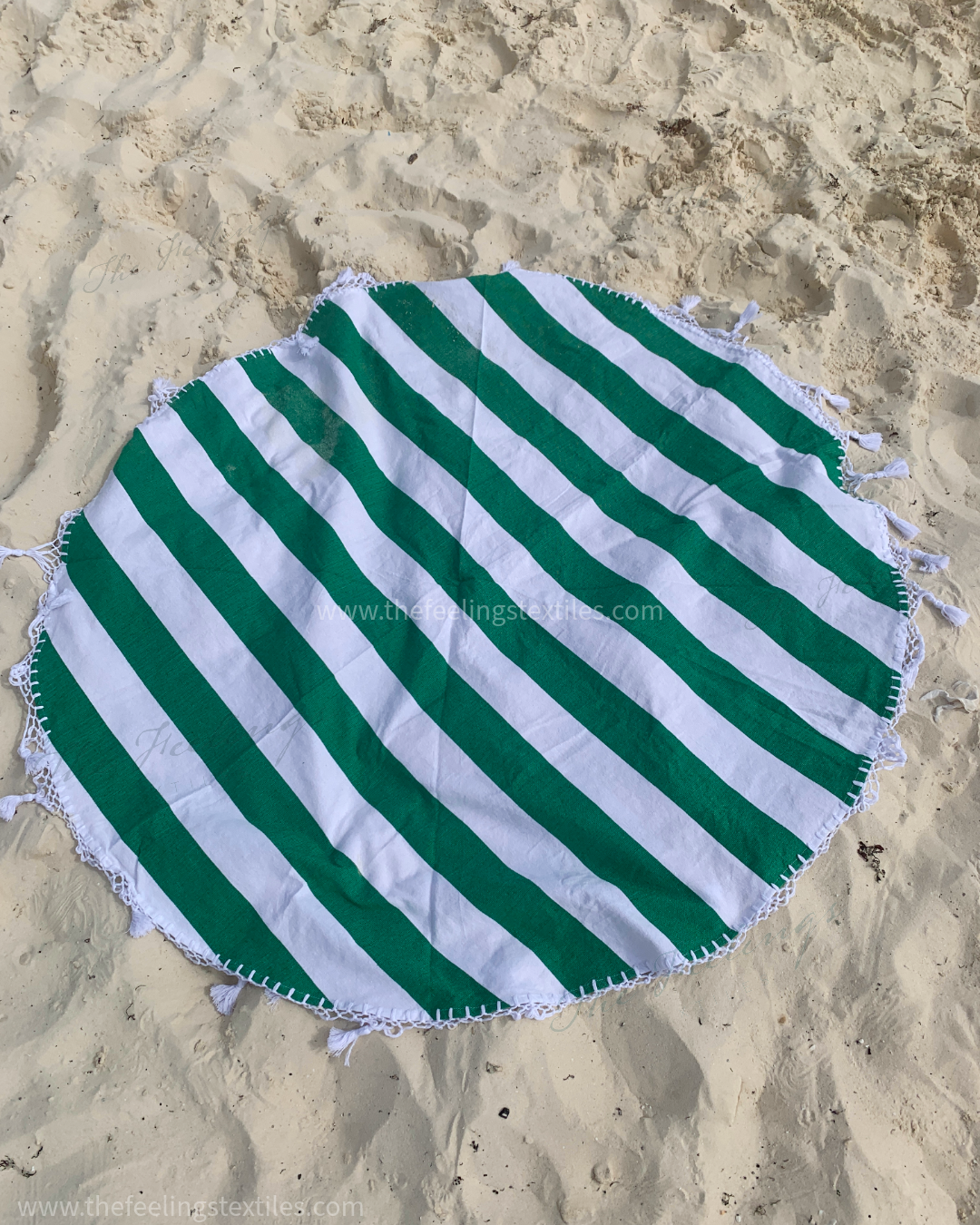 toalla de playa redonda