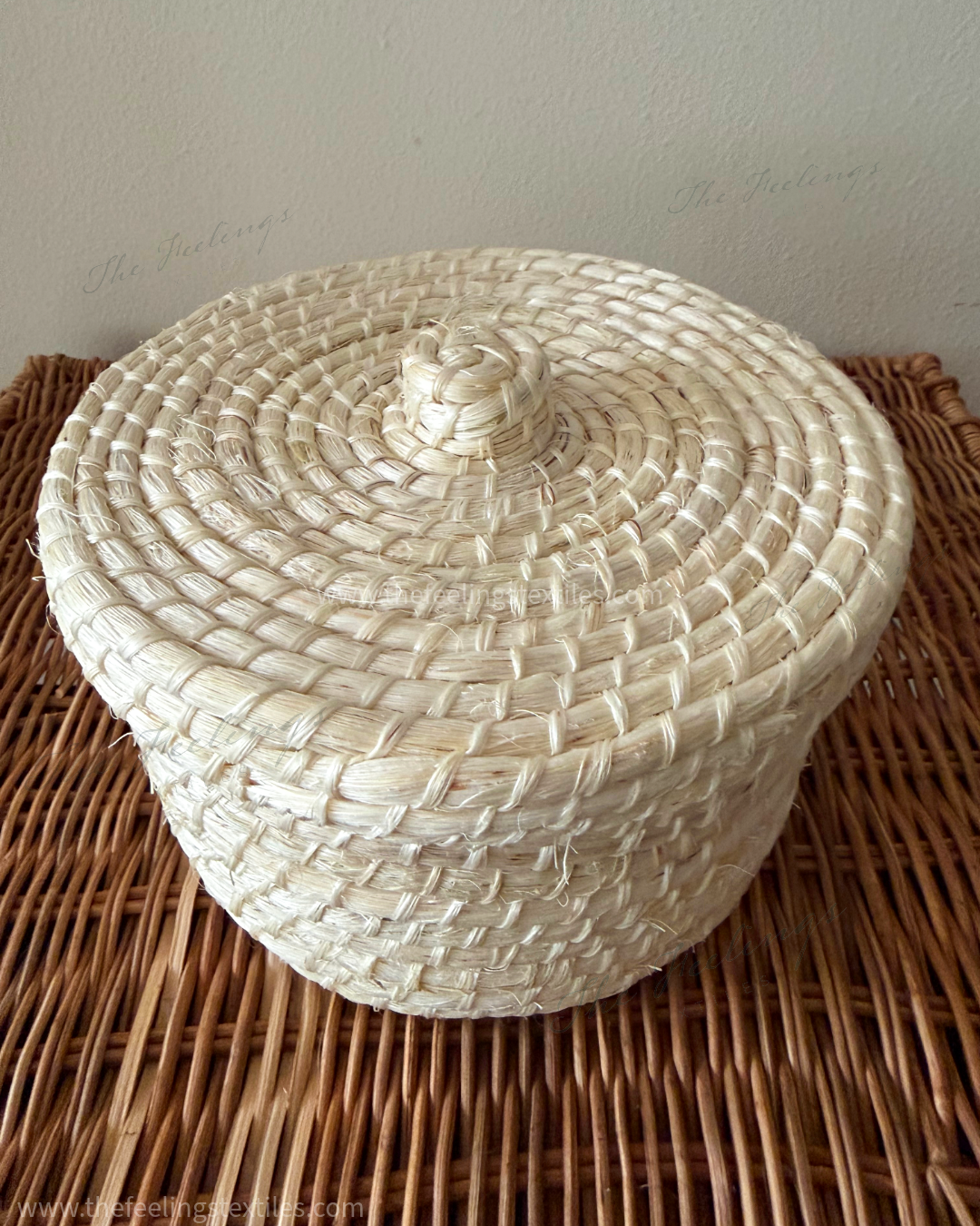 tortillero de henequen hecho a mano en yucatan