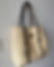 bolsa de palma con asa de cuero