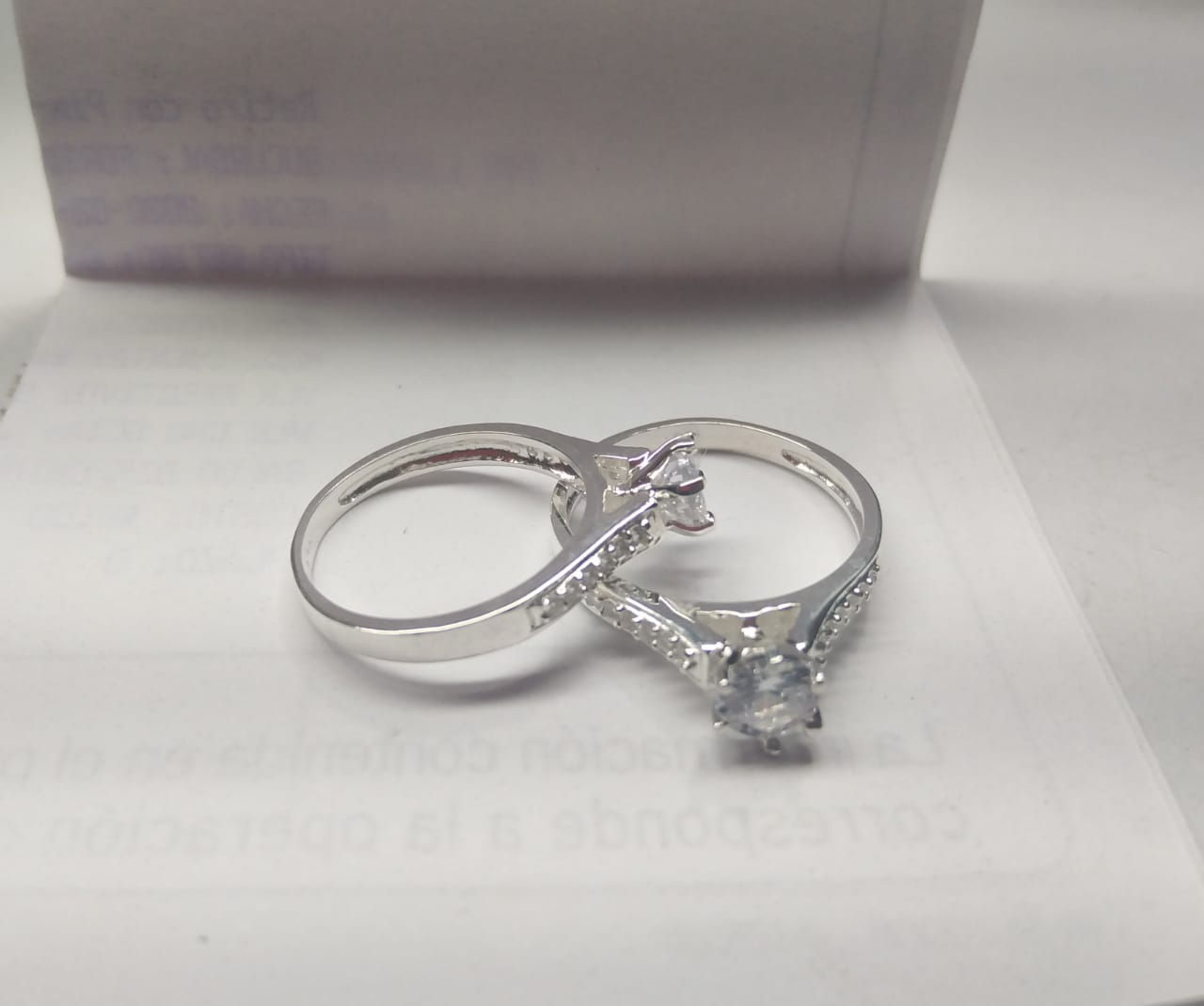 Anillos solo plata ley 925