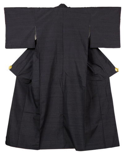 十字 紺色紬 | Heritage Japon