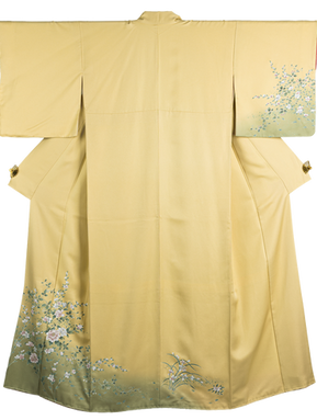 ヴィンテージ着物　付け下げ　春の花