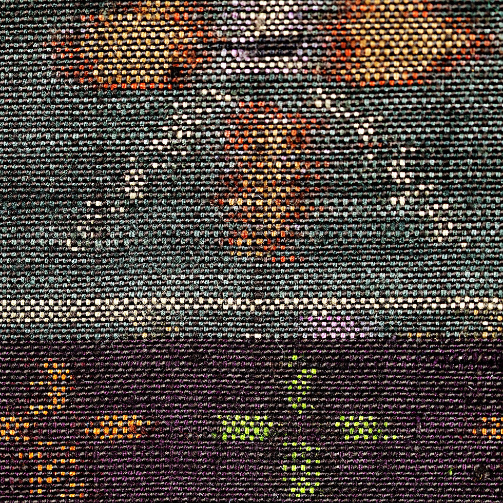 Thumbnail: Vintage Kimono, Tsumugi Silk, Multicolor