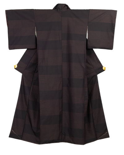 紬 格子縞 | Heritage Japon