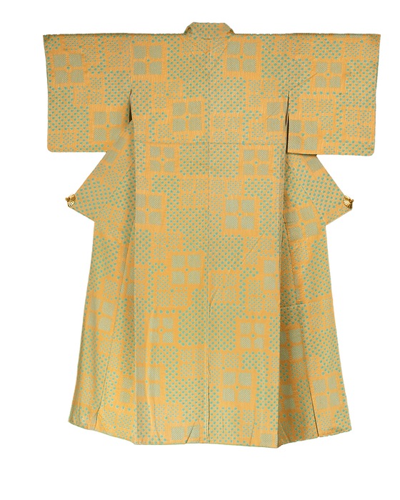 小紋 市松絞り | Heritage Japon