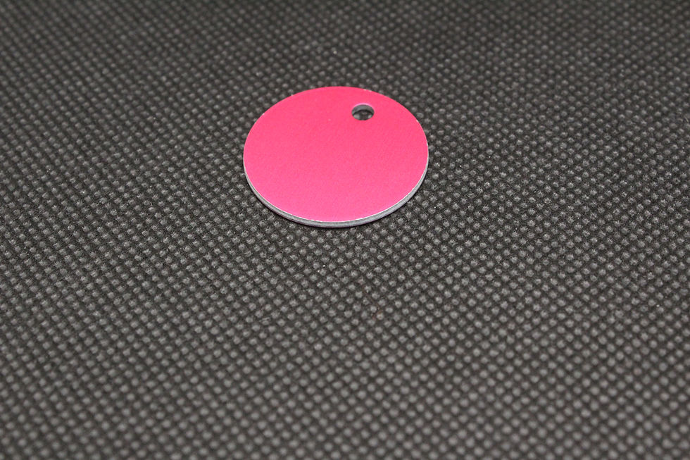 Thumbnail: LightFormed Circle Tag Custom Powered by ScanKeep