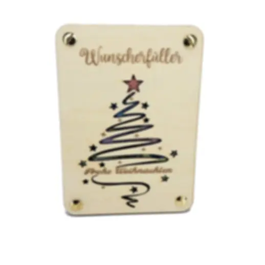 Wunscherfüller Frohe Weihnachten Geschenkkarte