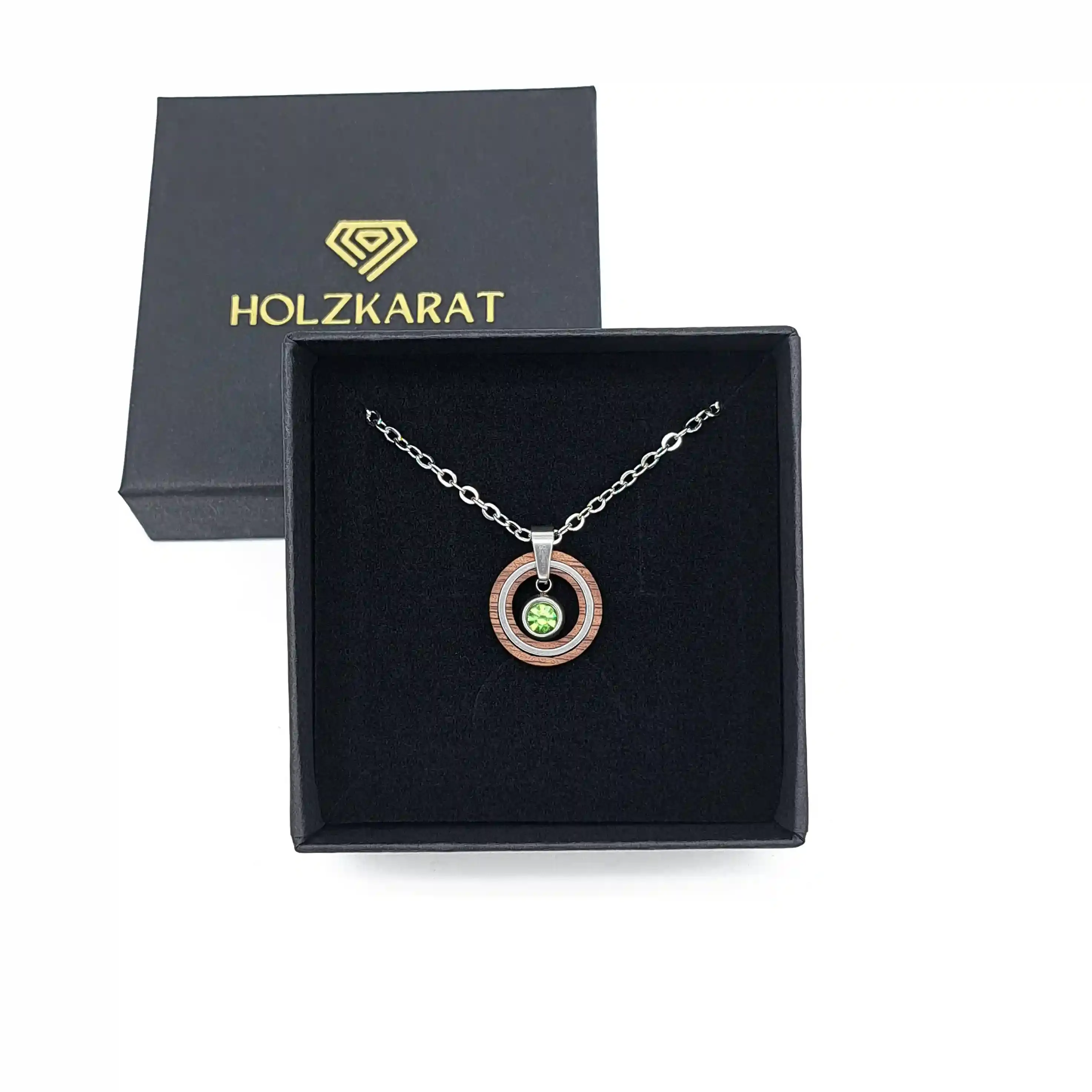 Halskette mit Geburtsstein August