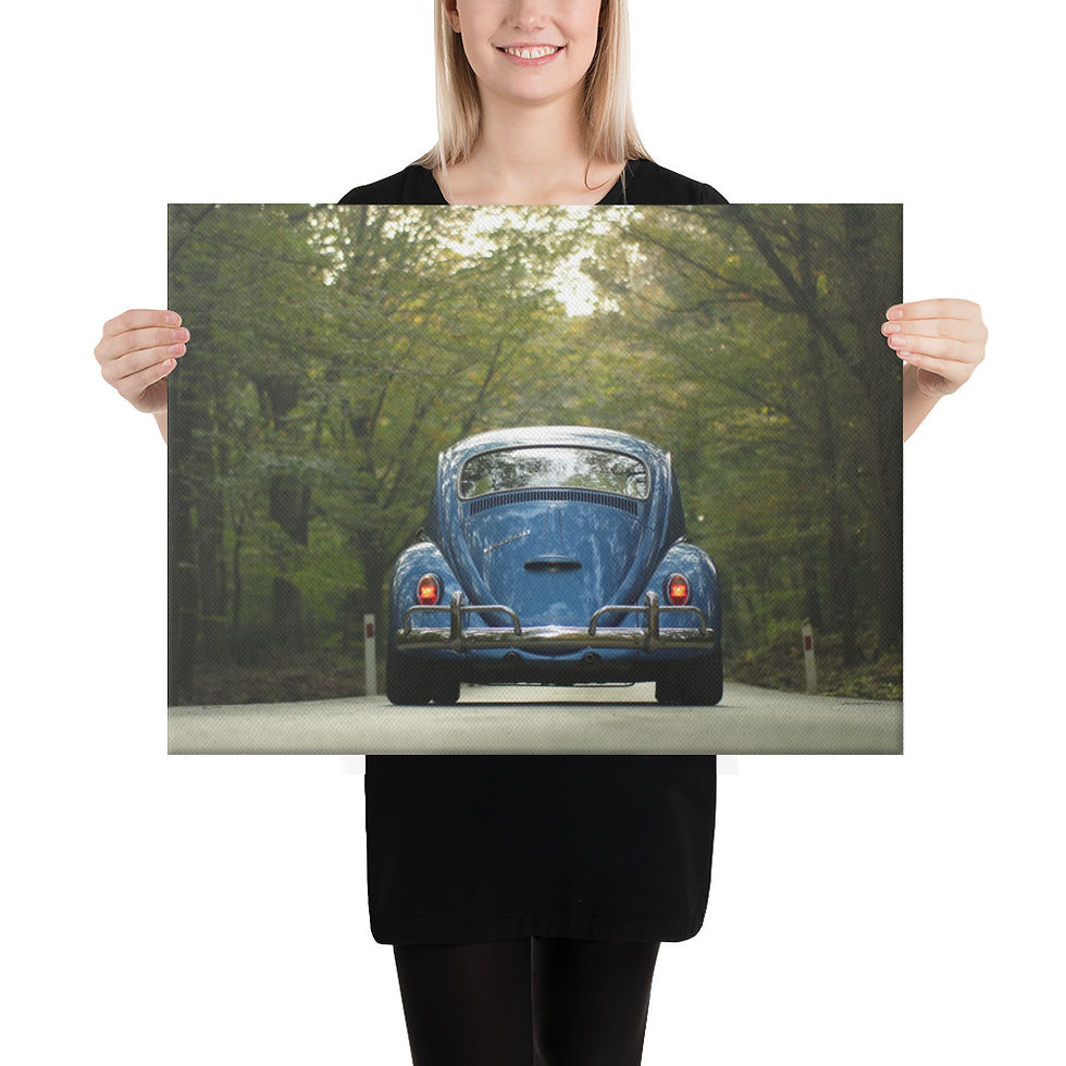 Thumbnail: VW Beatle Blue Canvas