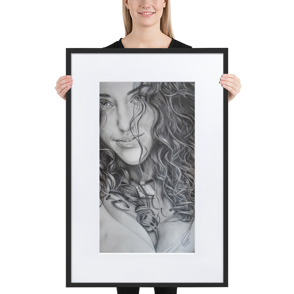 Thumbnail: Caciano Carvalho Costa Framed Matte Print - 1