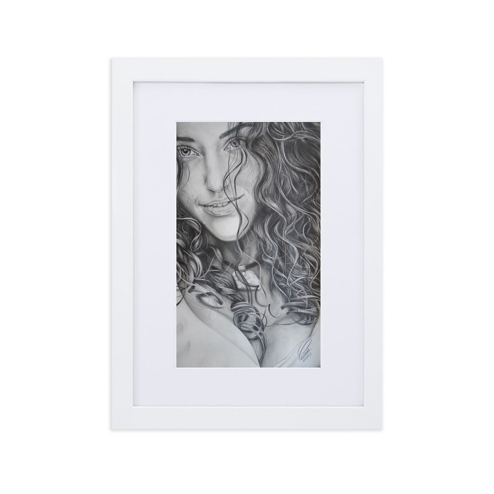 Thumbnail: Caciano Carvalho Costa Framed Matte Print - 1