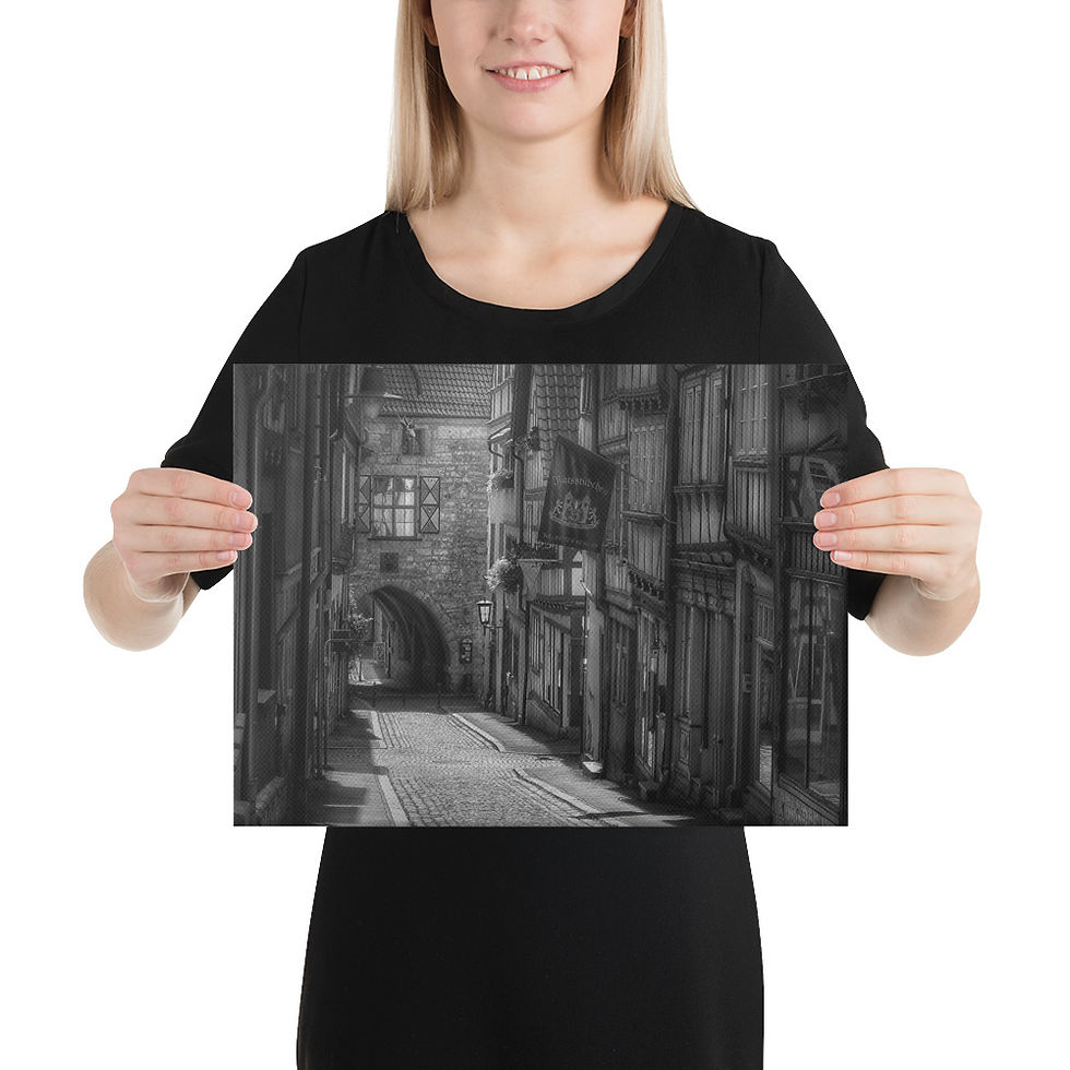 Thumbnail: Old City Street Canvas