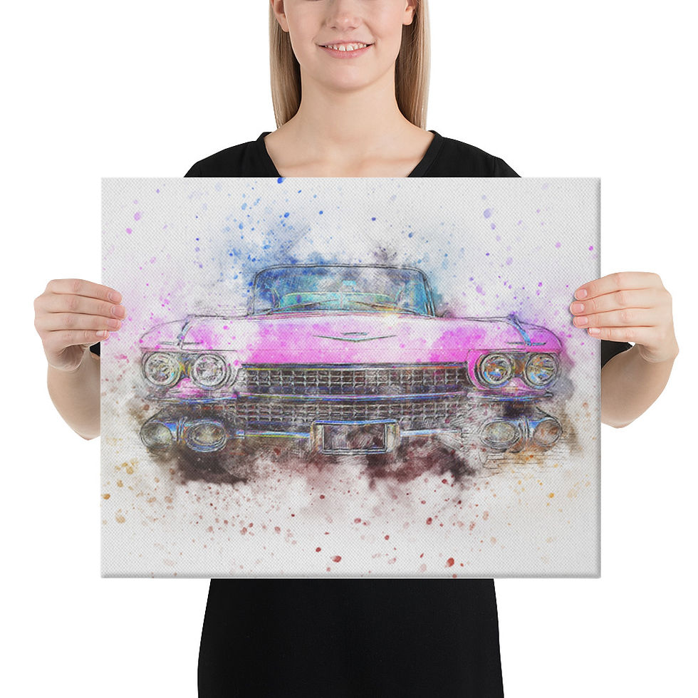 Thumbnail: Pink Cadillac Canvas