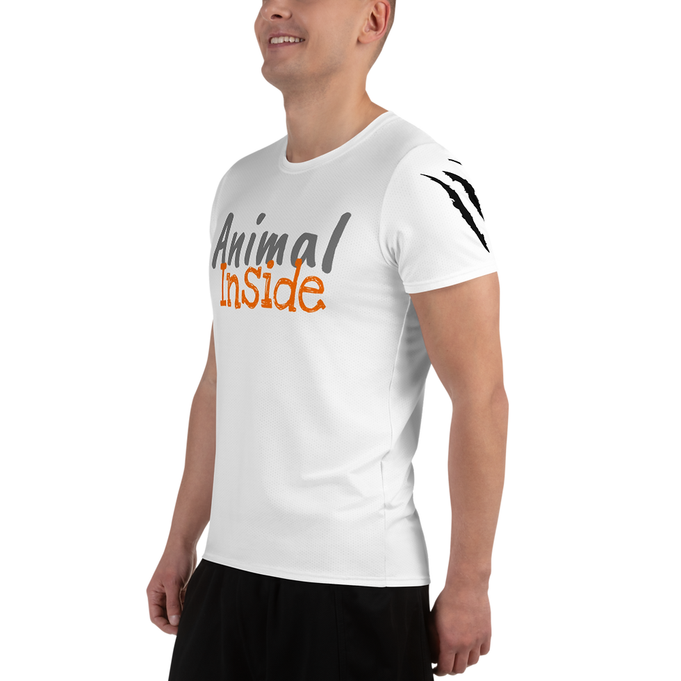 Thumbnail: Animal Inside Claw Athletic T-shirt - White