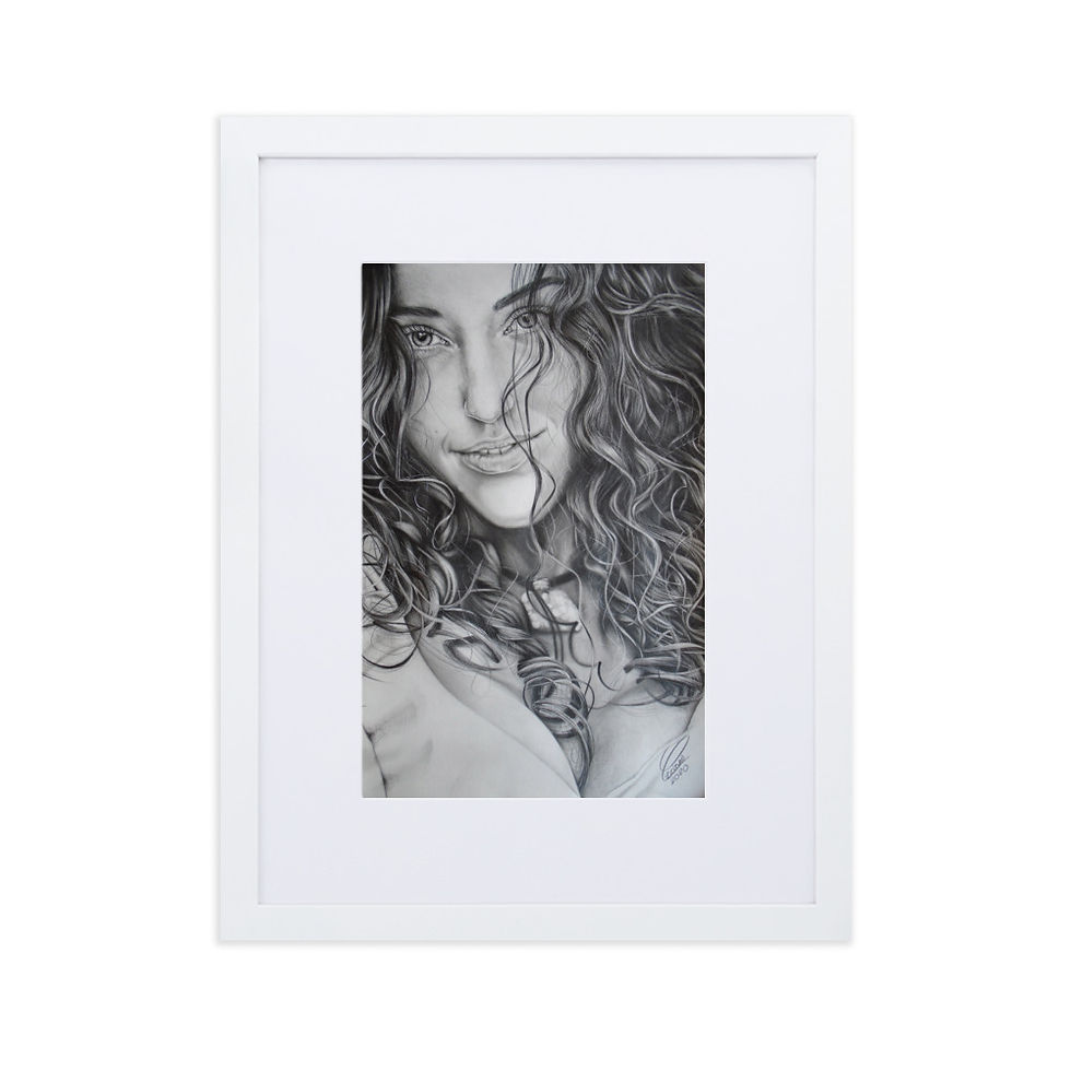 Thumbnail: Caciano Carvalho Costa Framed Matte Print - 1