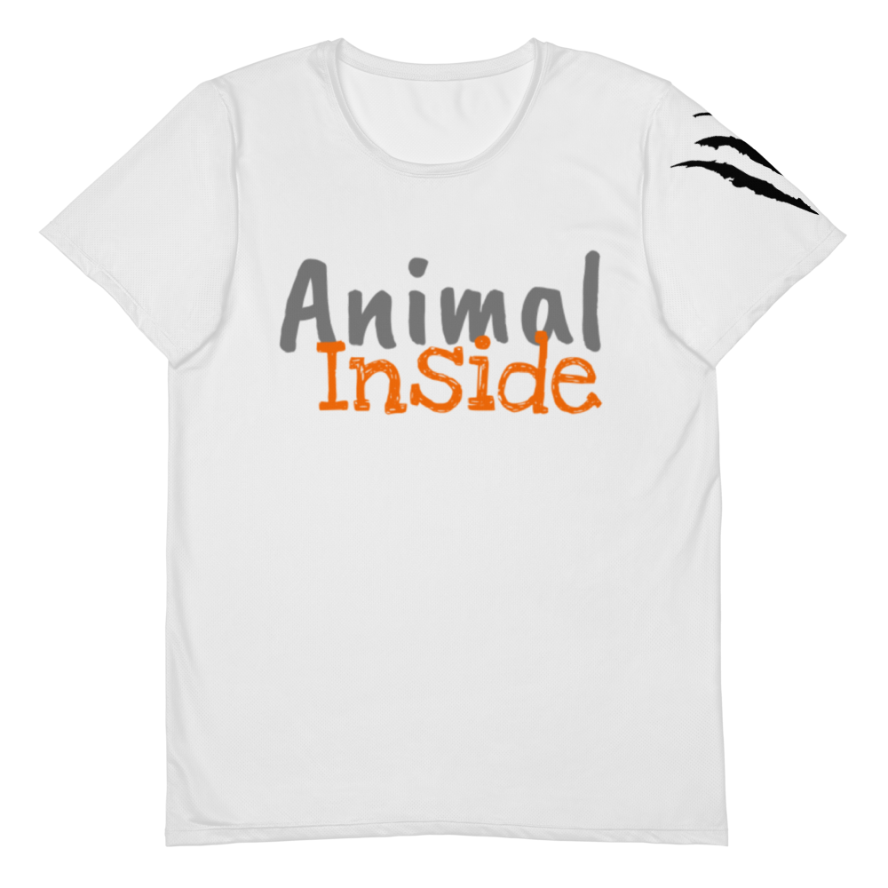 Animal Inside Claw Athletic T-shirt - White