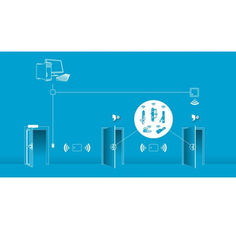 Connexion au système de contrôle d'accès via le réseau informatique.