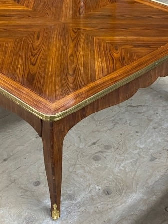 Thumbnail: ANTIQUE LOUIS XV STYLE SQUARE COFFEE TABLE, FRENCH, C. 1920