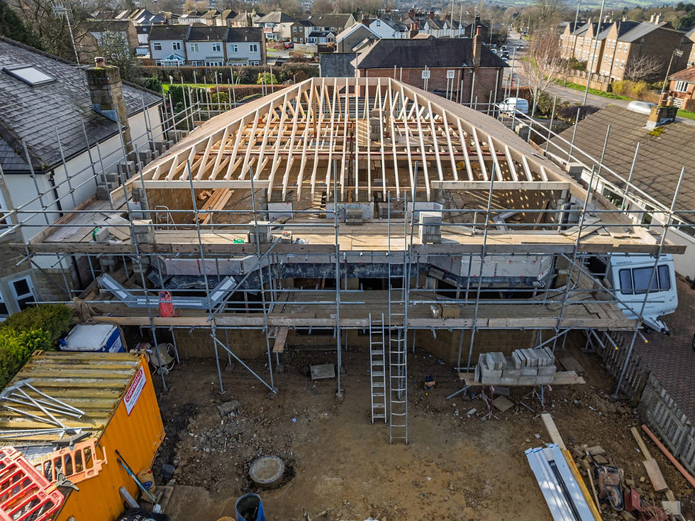 Residential home builder in Yorkshire - New build progress so far