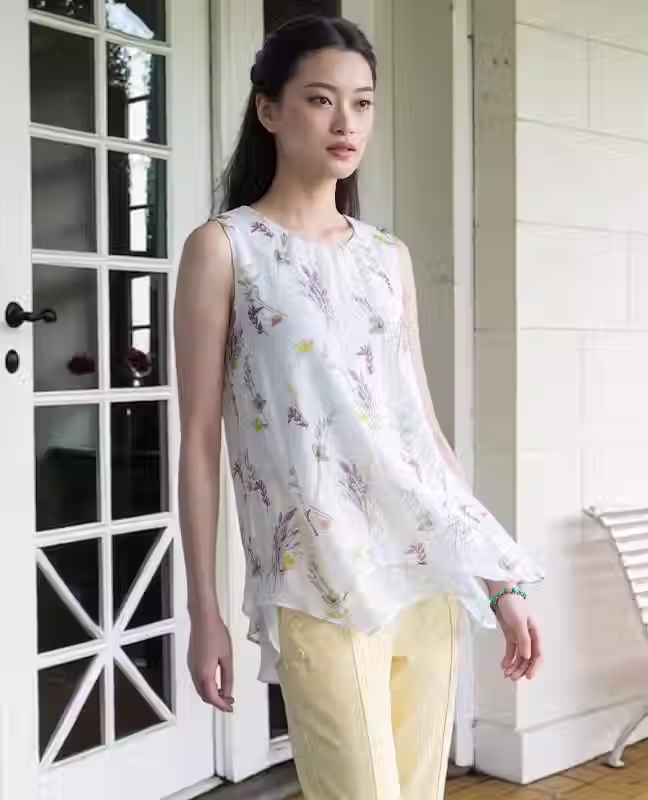Fiori Ampio Blouse
