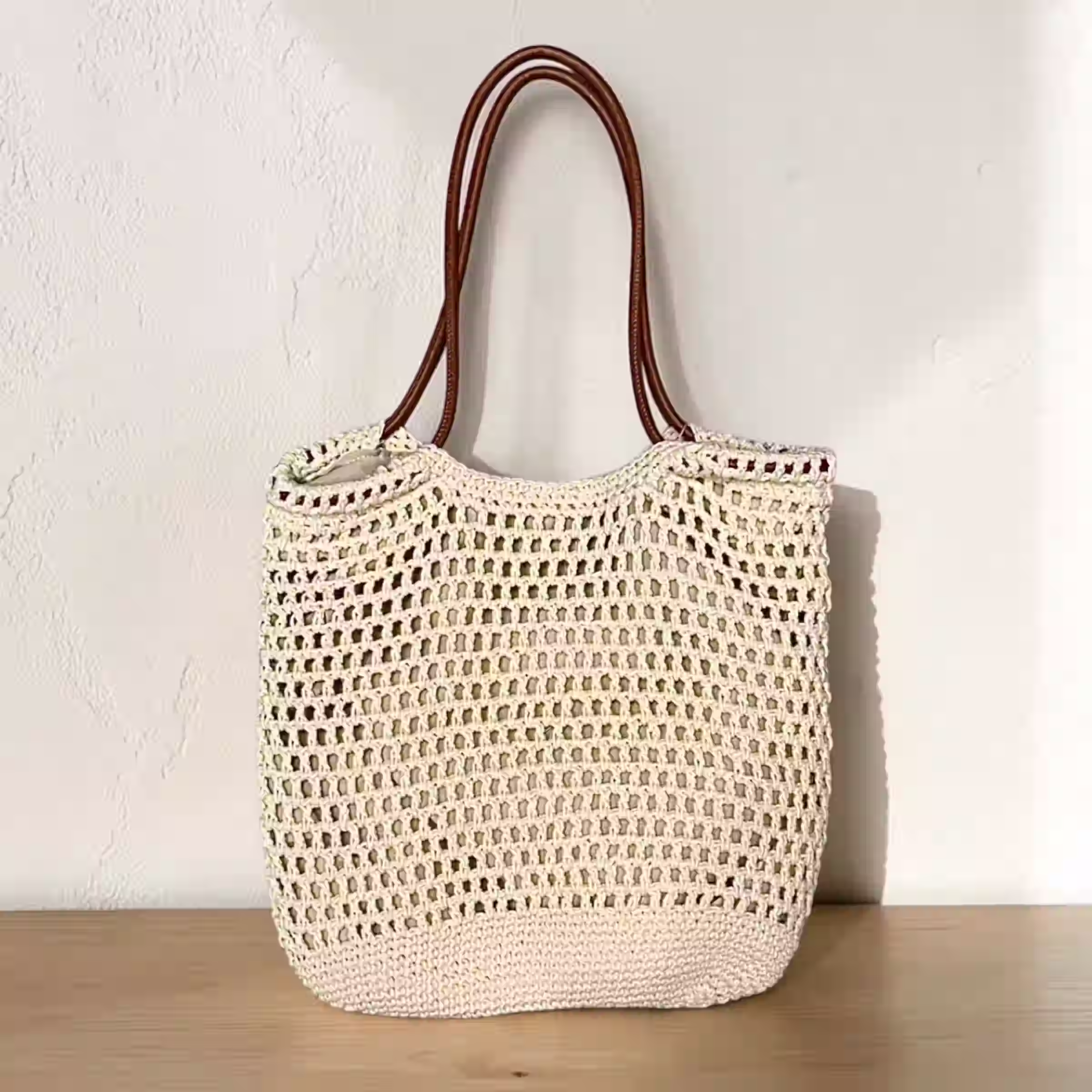 Crochet Shoulder Tote Bag