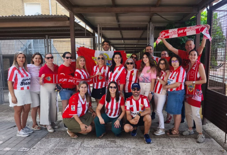 Acto de ánimo a la UD Almería