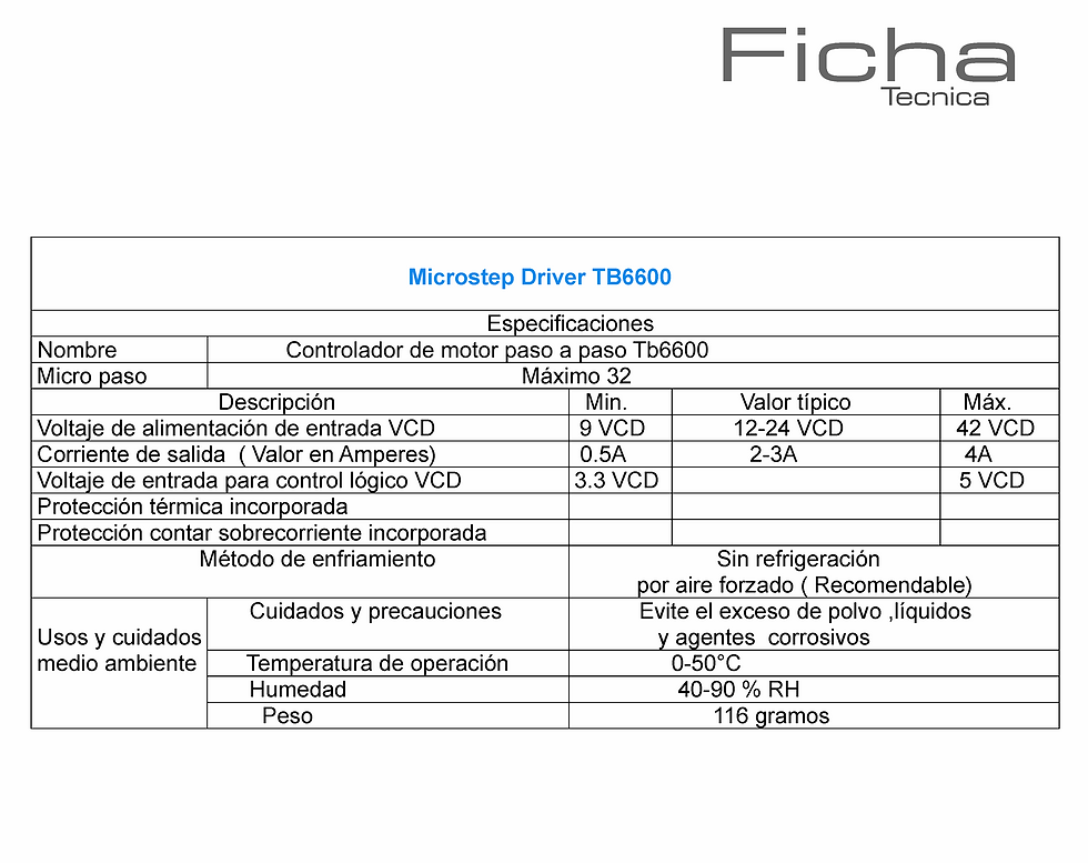 Miniatura: Tb6600 Driver Para Motor A Pasos  4a 42v