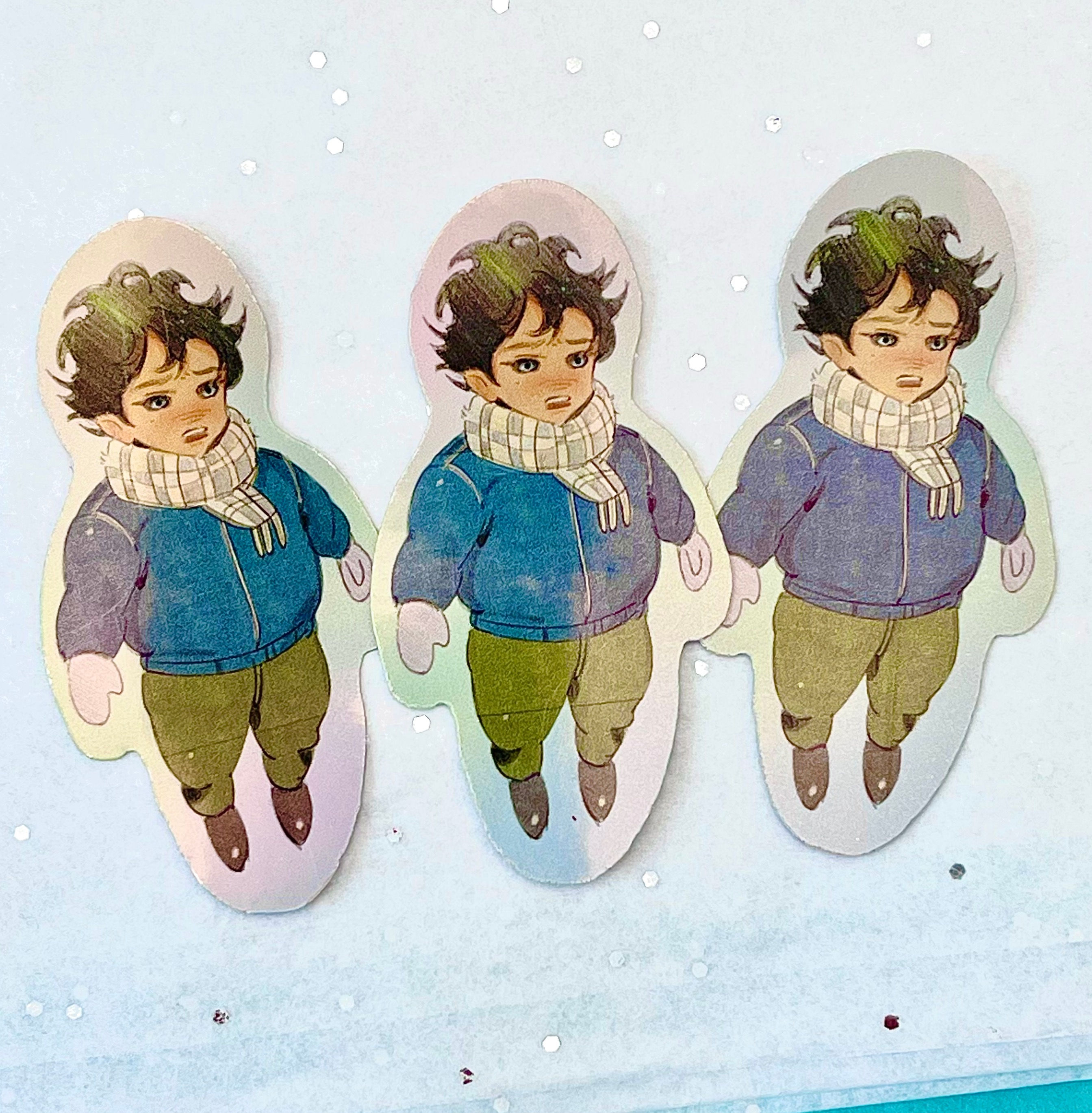 Puffy Clove Holographic Sticker