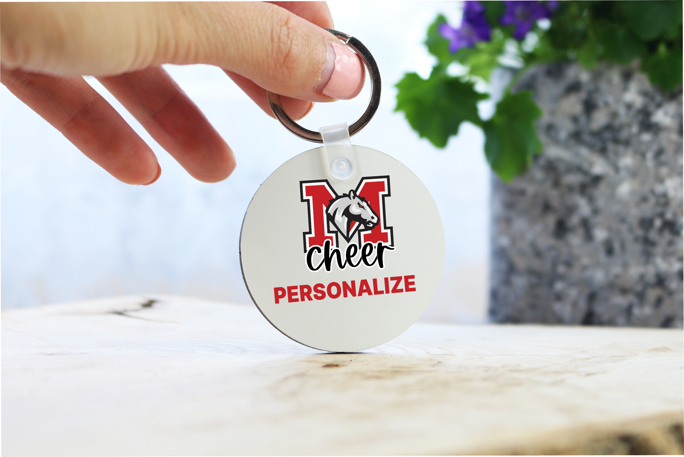 McCarthy Cheer Keychain