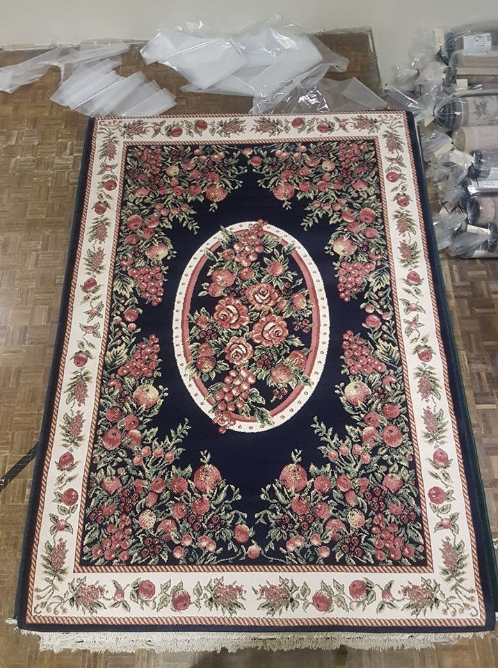 #34: 5' x 7' Royal Navy Area Rug