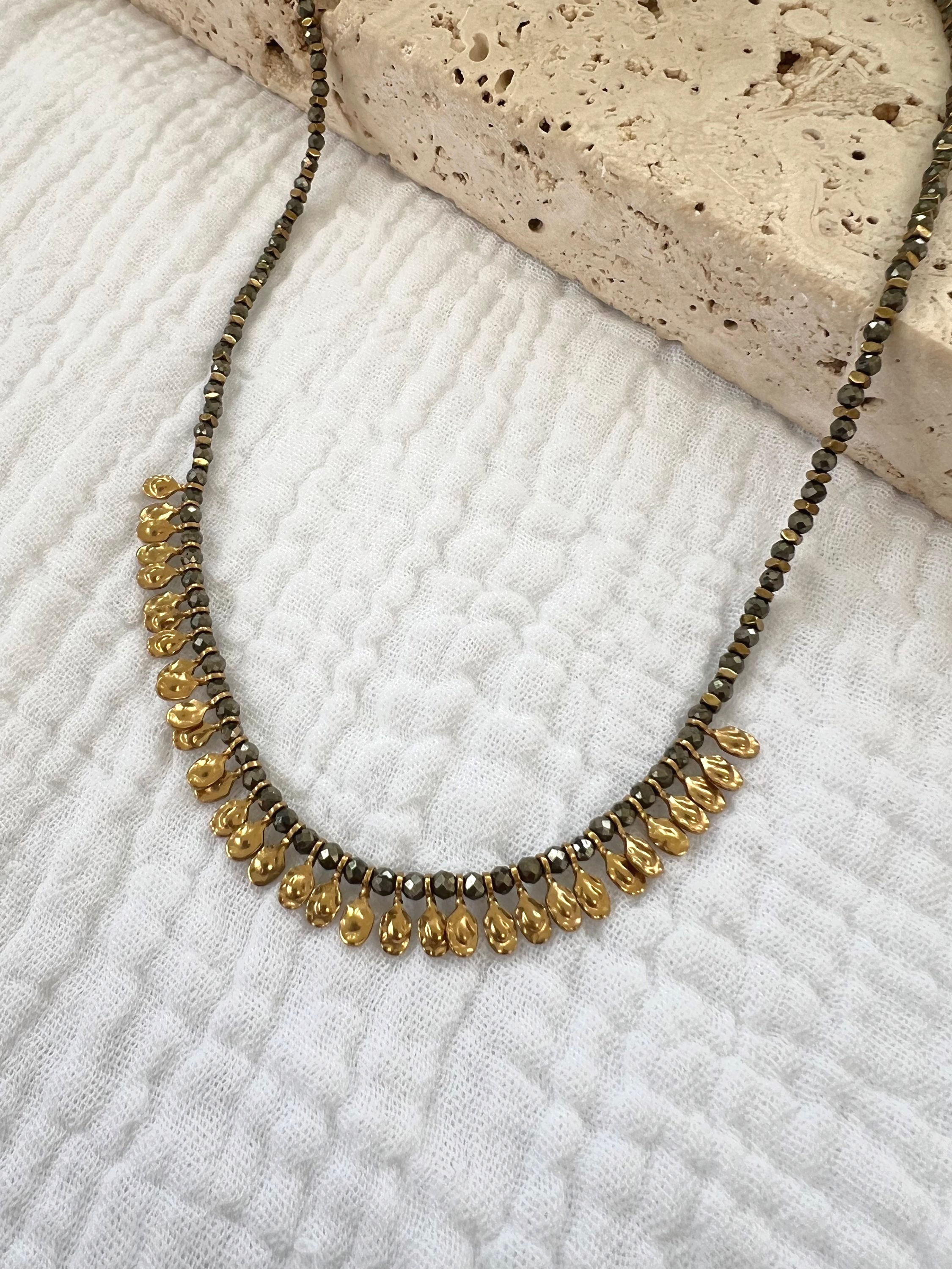 Collier CHEBAA Hématite