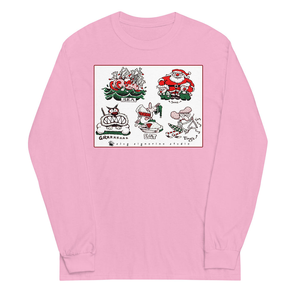Thumbnail: Sea Sons Grrr Eat Tings - Adult Long Sleeve Shirt