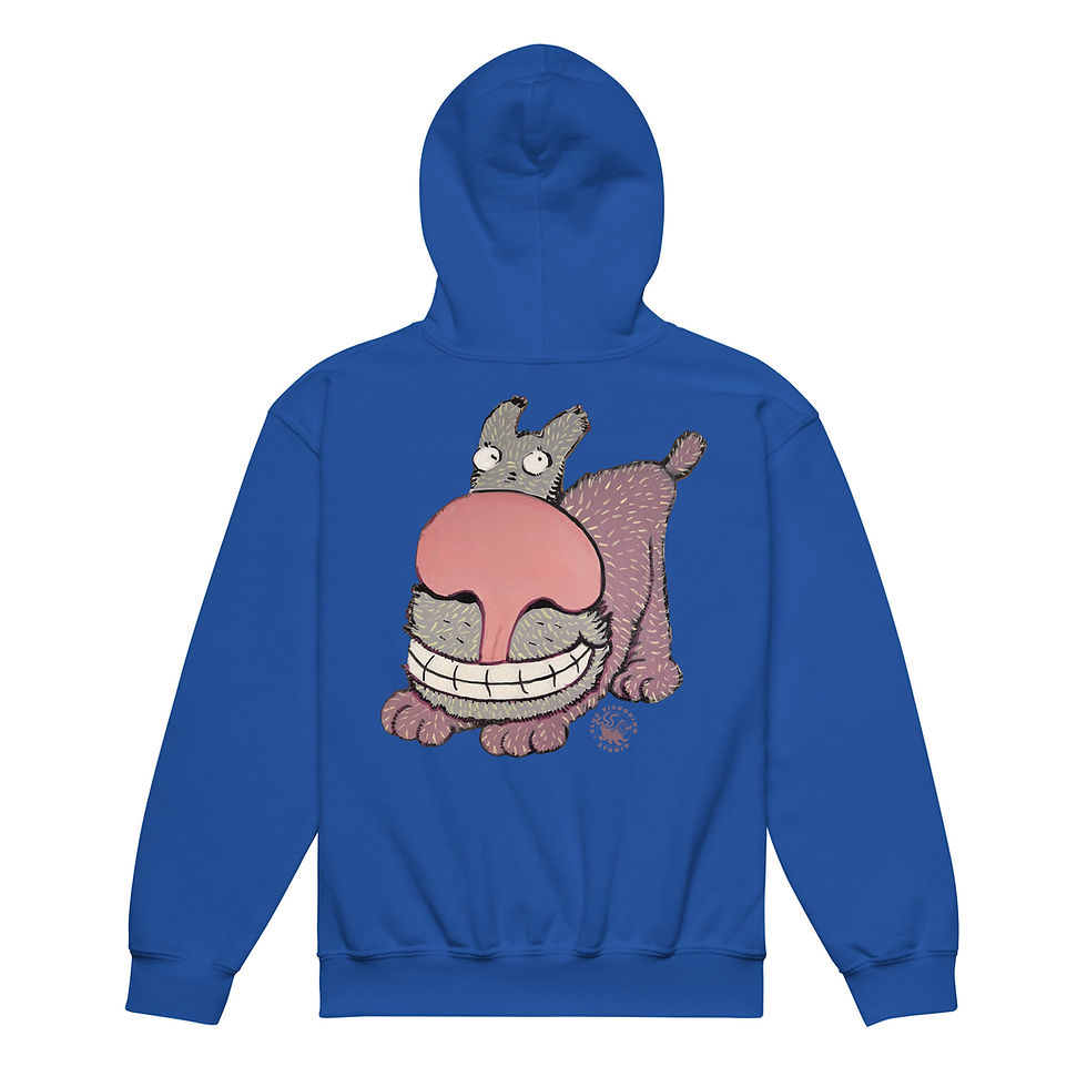 Thumbnail: Big Nose Dog - Youth Hoodie