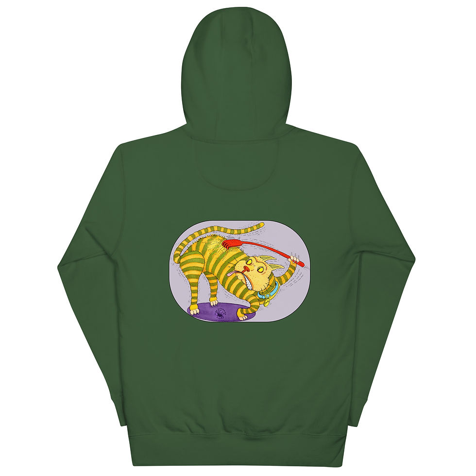 Thumbnail: Itchy Cat - Adult Unisex Hoodie