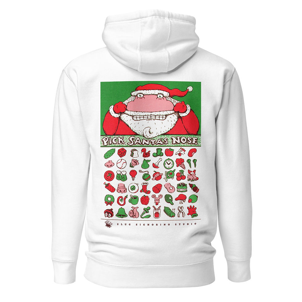 Thumbnail: Pick Santa's Nose - Adult Unisex Hoodie